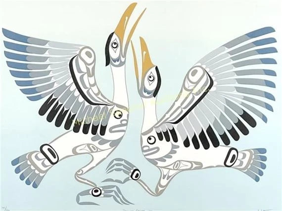 Dancing Cranes II