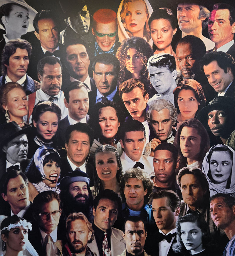 Famous Faces 2 - Movie Collage