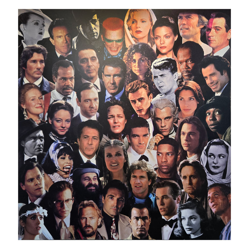 Famous Faces 2 - Movie Collage