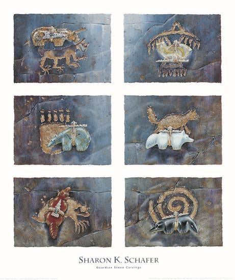 Gaurdian Stone Carvings