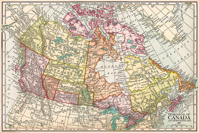 Dominion Map of Canada