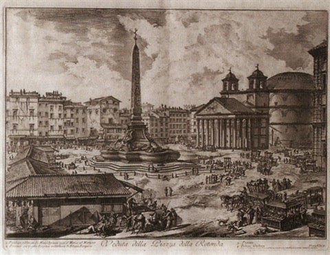 Veduta della Piazza della Rotonda
