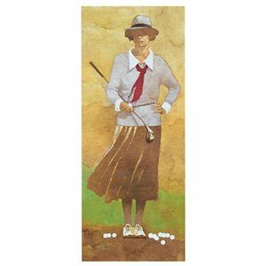 Vintage Woman Golfer