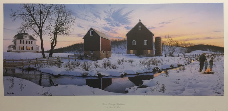 Winter Evening Reflections