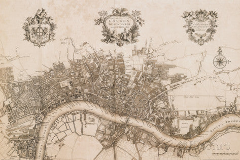 Plan of City London 1720