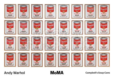 Campbell’s Soup Cans, 1962