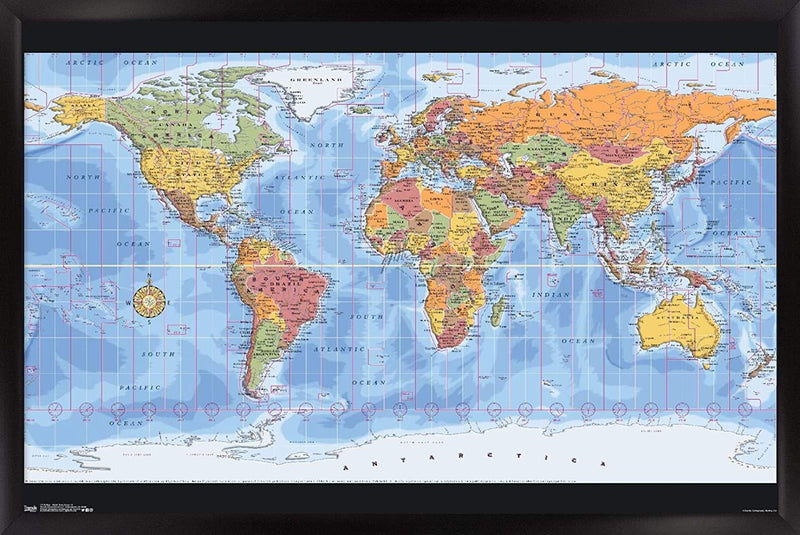 Map World Time Zones