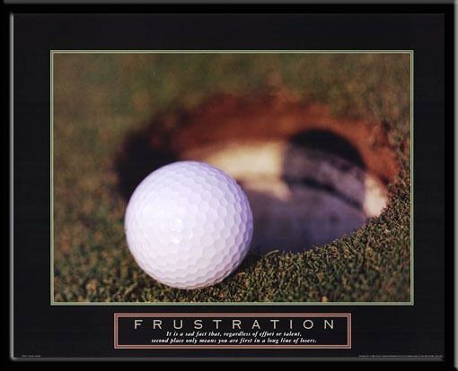 Frustration - Golf Ball