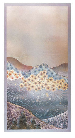 Mountain Scene (right panel)