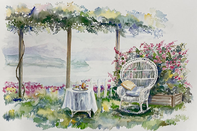 Giardino sul lago