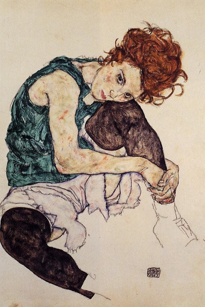 Woman in Green