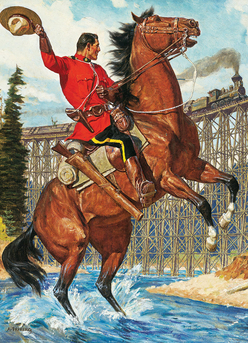RCMP Train Salut