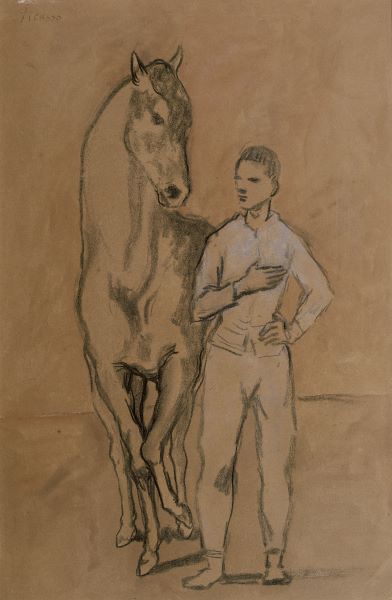 Horse with a Youth in Blue, 1905-6