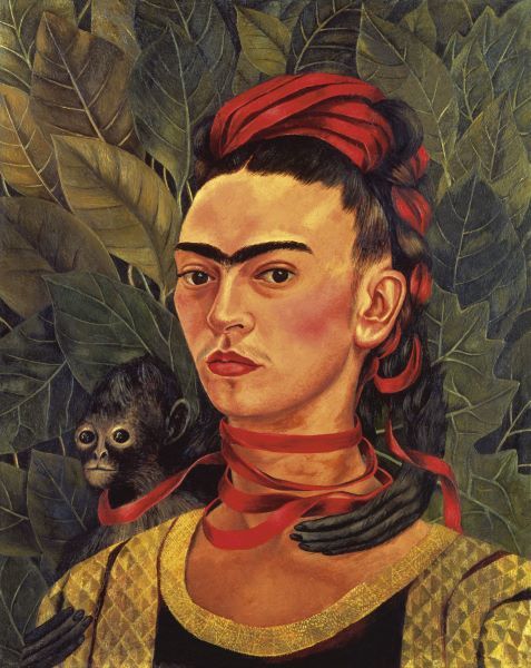 Self Portrait with a Monkey, 1940