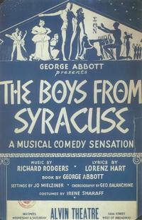 Boys From Syracuse, The (Broadway)