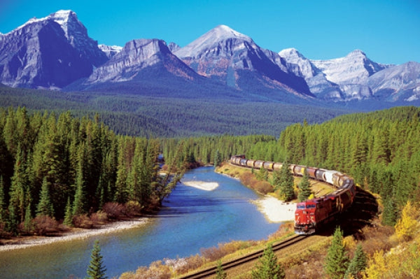 Train In The Rockies