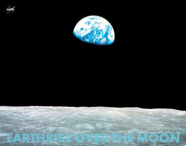 Earthrise Over The Moon