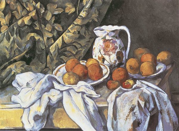 Still Life with Curtain and Pitcher