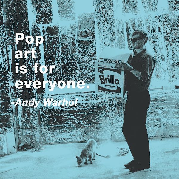 Pop art is for everyone (color square)