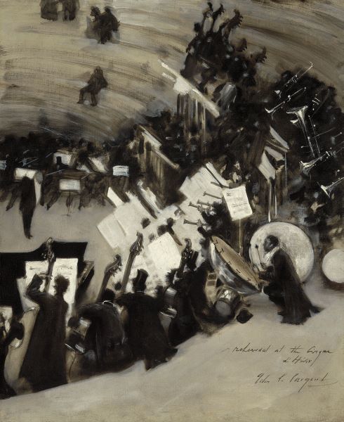 Rehearsal of the Pasdeloup Orchestra at the Cirque d'Hiver, about 1879â€“80