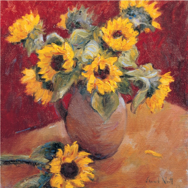 Jug Of Sunflowers
