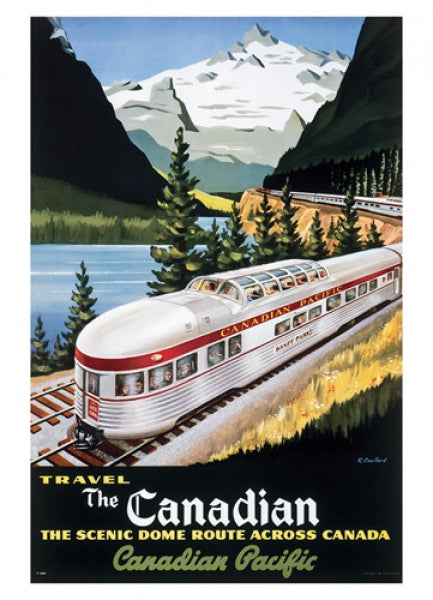 Canadian Pacific, The Scenic Dome Route, 1955