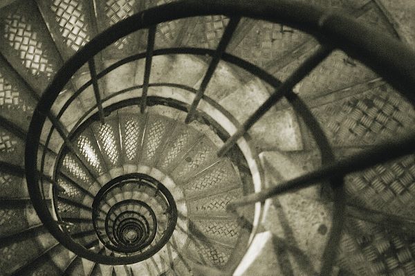 Spiral Staircase in Arc de Triomphe