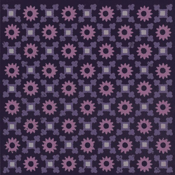 Moroccan Daisy (Purple)