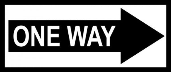 Sign - One Way