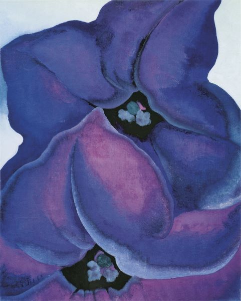 Purple Petunias, 1925