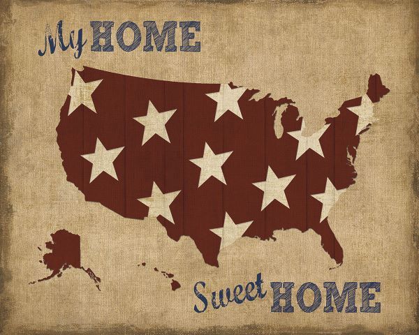 My Home Sweet Home USA Map