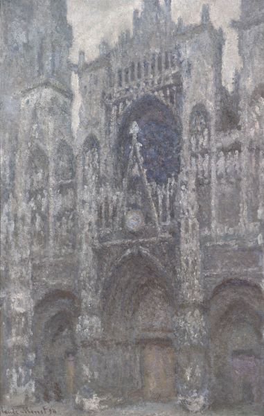 The Cathedral in Rouen, The Portal, Grey Weather, 1892