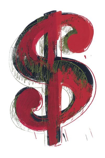 Dollar Sign, 1981 (red)