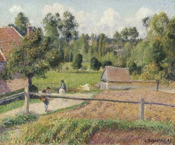 View from the Artist's Window, Eragny