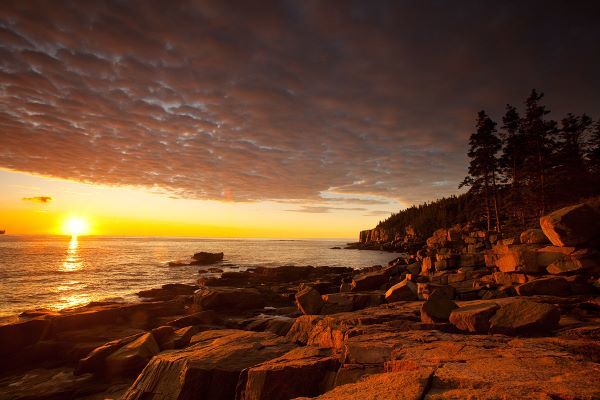 Daybreak on the Maine Coast