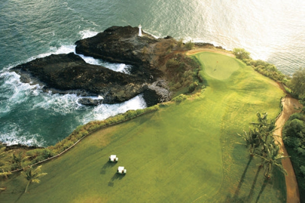 Golf Course On Hawaii Coast