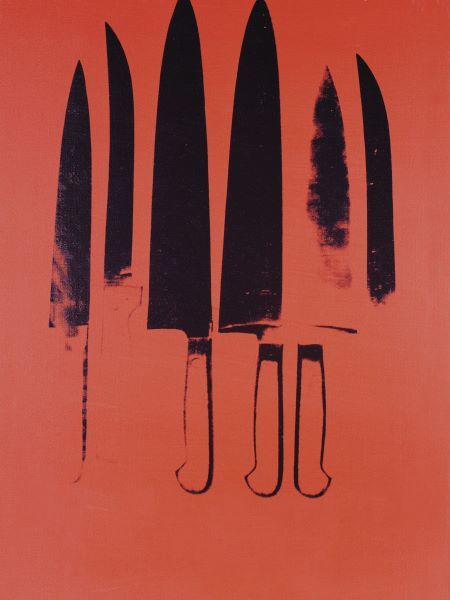 Knives, c. 1981-82 (Red)
