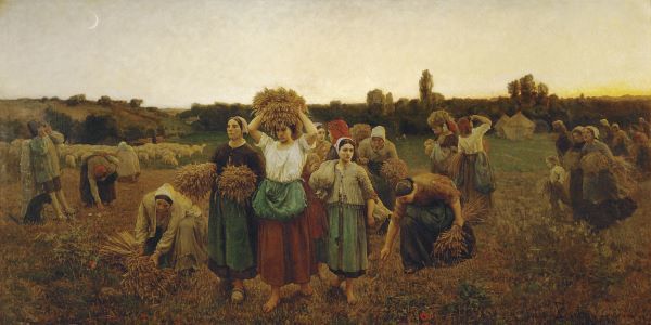 The Return of the Gleaners, 1859