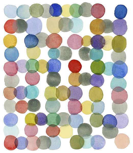 Series Colored Dots No. II