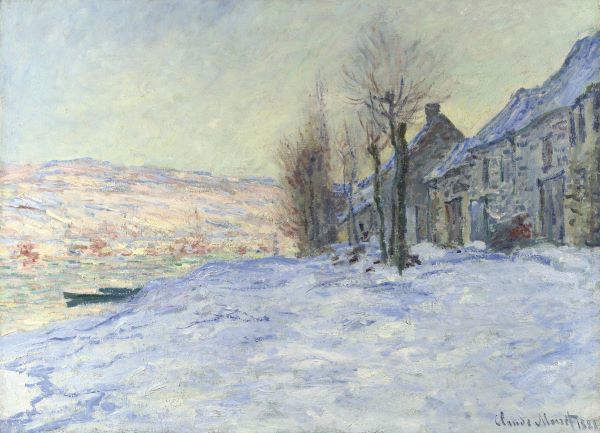 Lavacourt, under Snow, ca. 1878-1881