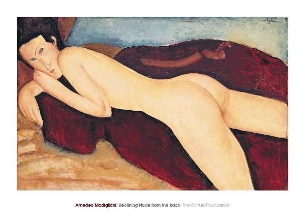 Reclining Nude from the Back, 1917