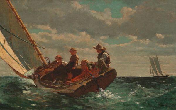 Breezing Up (A Fair Wind), 1873-1876