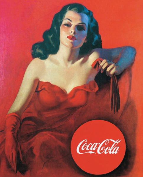 Coca-Cola Gril In Red Dress
