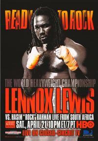 Lennox Lewis Vs. Hasim Rock Rahman