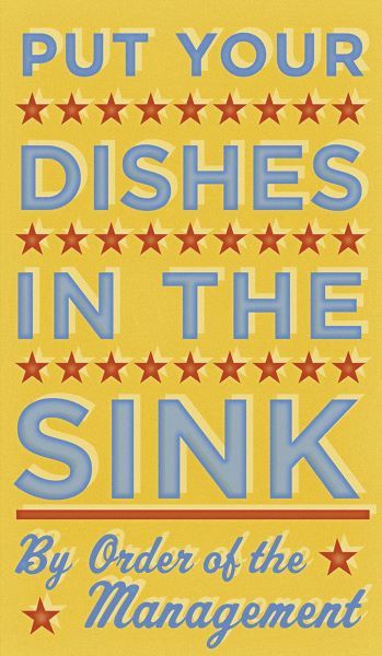 Put Your Dishes in the Sink