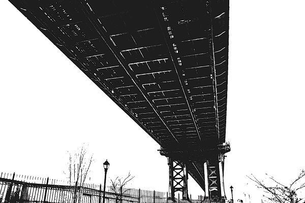 Beneath the Span (silhouette)