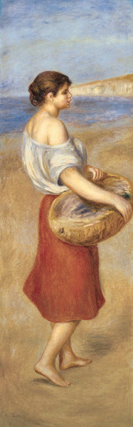 Girl with a Basket of Fish