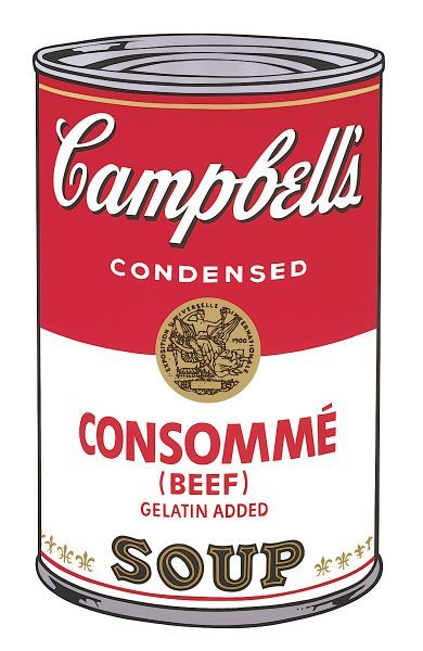 Campbell's Soup I:  Consomme, 1968