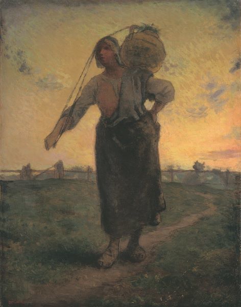 The Norman Milkmaid in GrÃ©ville, 1874