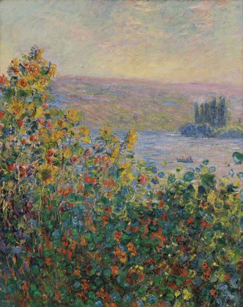 Flower Beds at Vetheuil, 1881